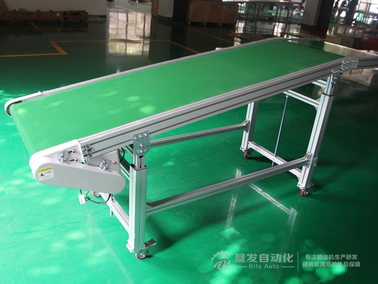 機械手配套帶平臺斜坡輸送線 機械手配套帶平臺斜坡輸送線