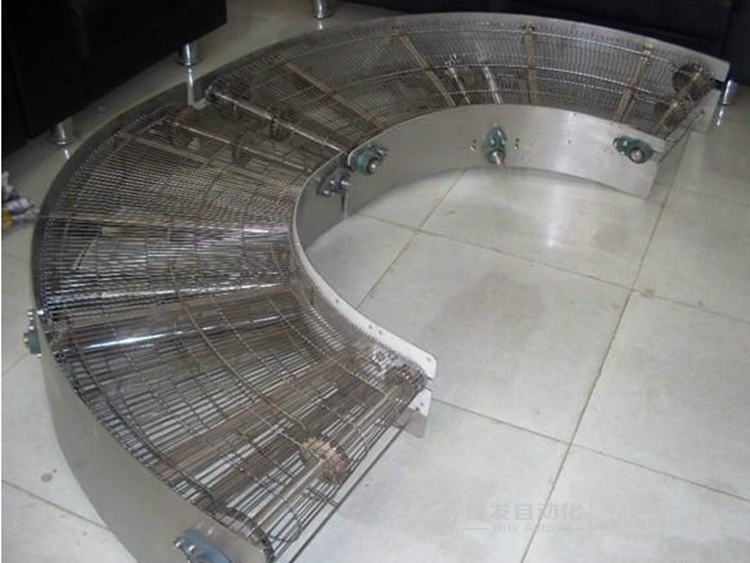 不銹鋼網帶轉彎機